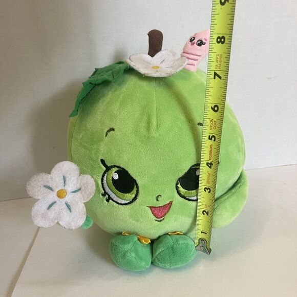 Shopkins Green Apple Bloom Plush COIN BANK & Stuffed Toy 2013 Moose Toys 12" - Picture 8 of 9